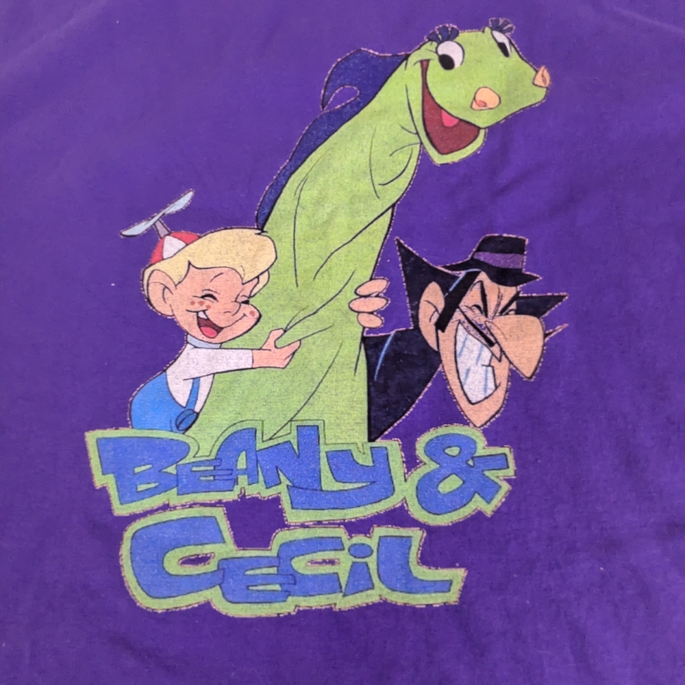Beany & Cecil Purple T-Shirt Size Xl